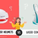 laser helmet vs. laser comb