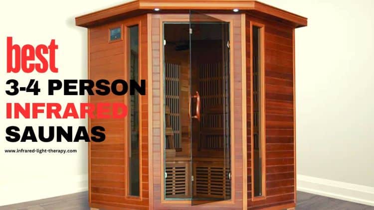 best 3 person 4 person infrared saunas